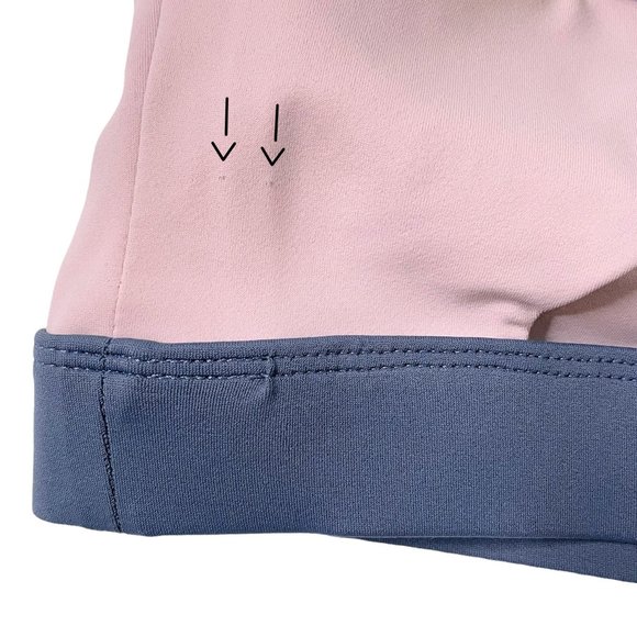 All Fenix Three Stone Pink White Grey Colorblock Sports Bra - Picture 9 of 9